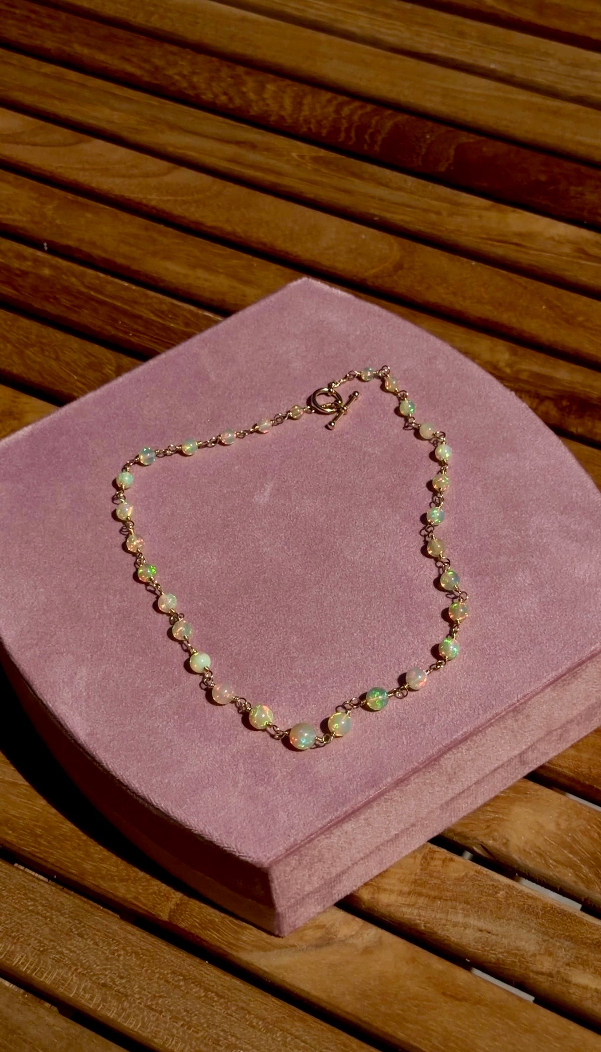 opal and 18kt
