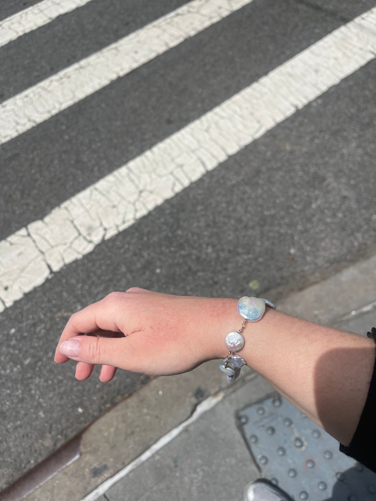 ‘not grandma’s pearls’ bracelet