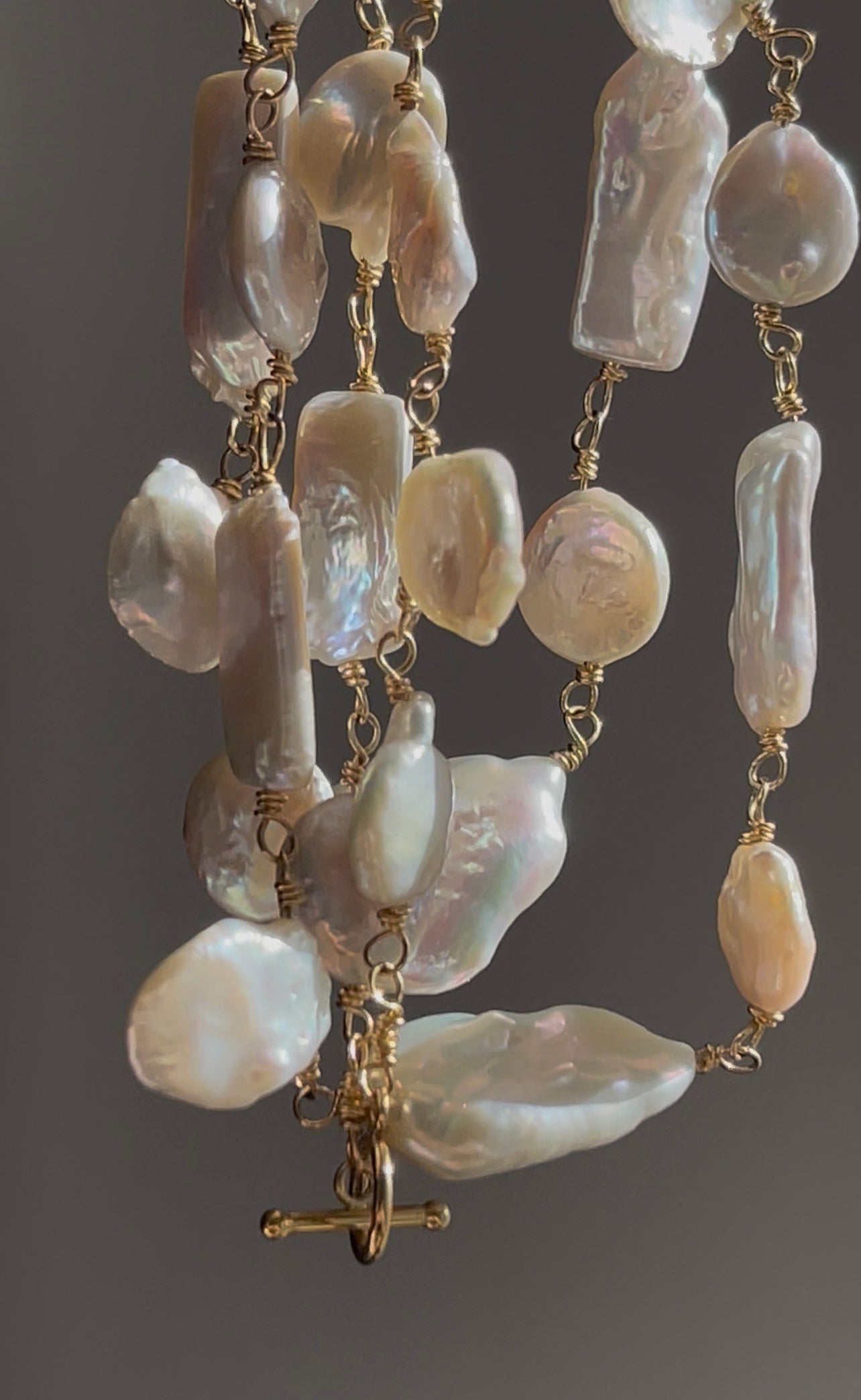 ‘not grandma’s pearls’ necklace