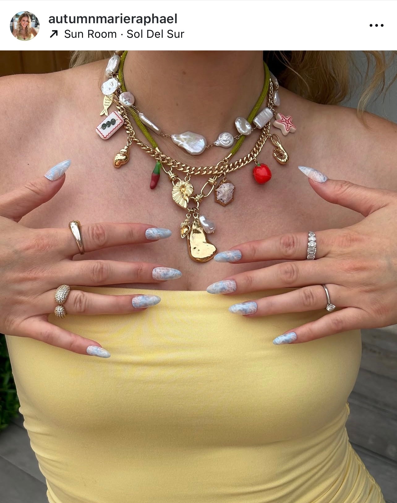 ‘not grandma’s pearls’ necklace