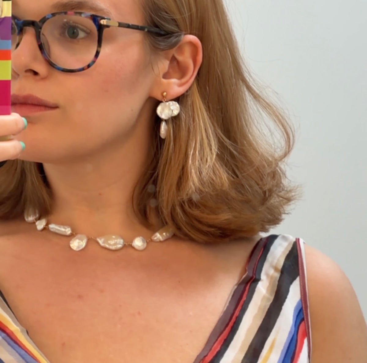 ‘not grandma’s pearls’ necklace